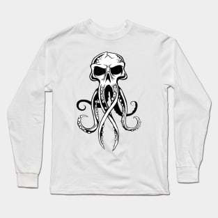 Kraken Skull Long Sleeve T-Shirt